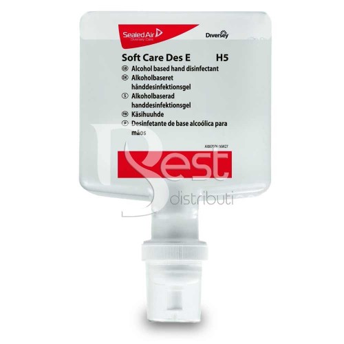 Gel dezinfectant pentru maini - Soft Care Des E  1.3 L