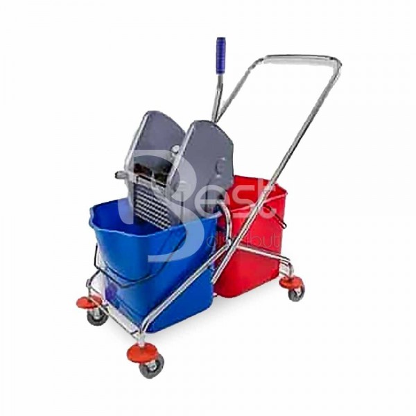 Carucior curatenie cu 2 galeti