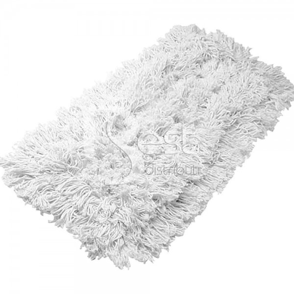 Rezerva mop plat din bumbac cu urechi si gauri 40 cm
