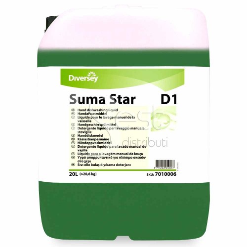 Detergent vase manual Suma Star 20 L