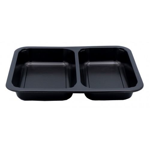 Caserole termo 2 compartimente, 227x178x40
