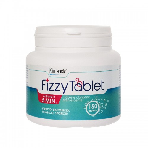 KLINTENSIV Fizzy Tablet – Dezinfectant clorigen, 150 tablete