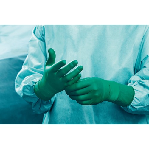 Manusi latex nepudrate verzi